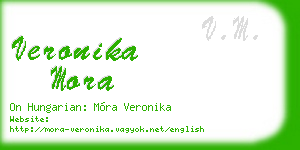 veronika mora business card